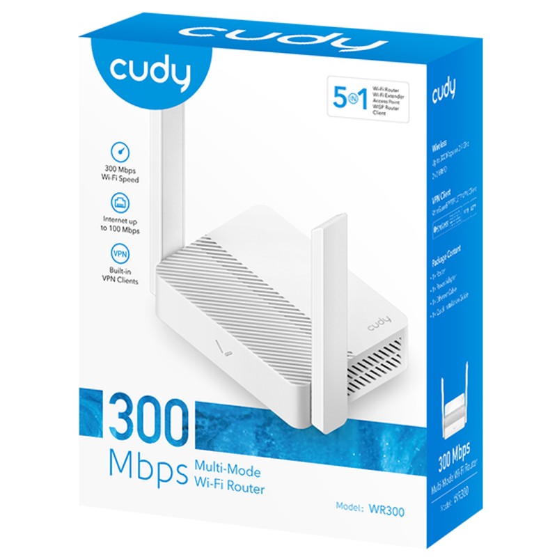 Cudy N300 Wi-Fi Router | WR300